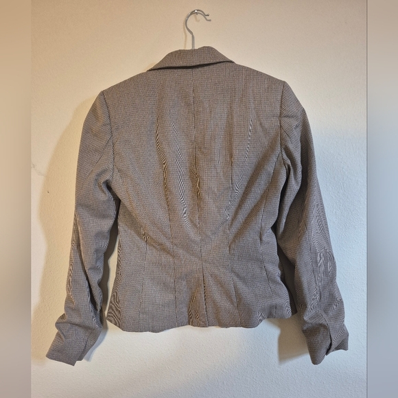 H&M Classic Checkered Blazer - Tan - Picture 3 of 3